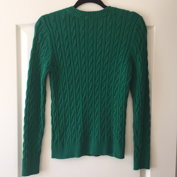 Emerald Green Charter Club Sweater Size M. GUC - Picture 7 of 7
